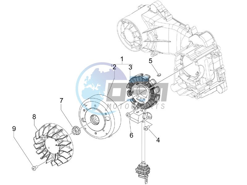 Flywheel magneto