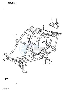 LT125 (E3) drawing FRAME