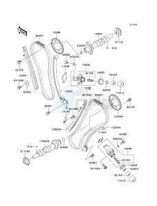 VN 1600 F [VULCAN 1600 MEAN STREAK] (6F) F6F drawing CAMSHAFT-- S- -_TENSIONER