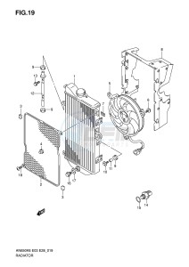 AN650 (E3-E28) Burgman drawing RADIATOR