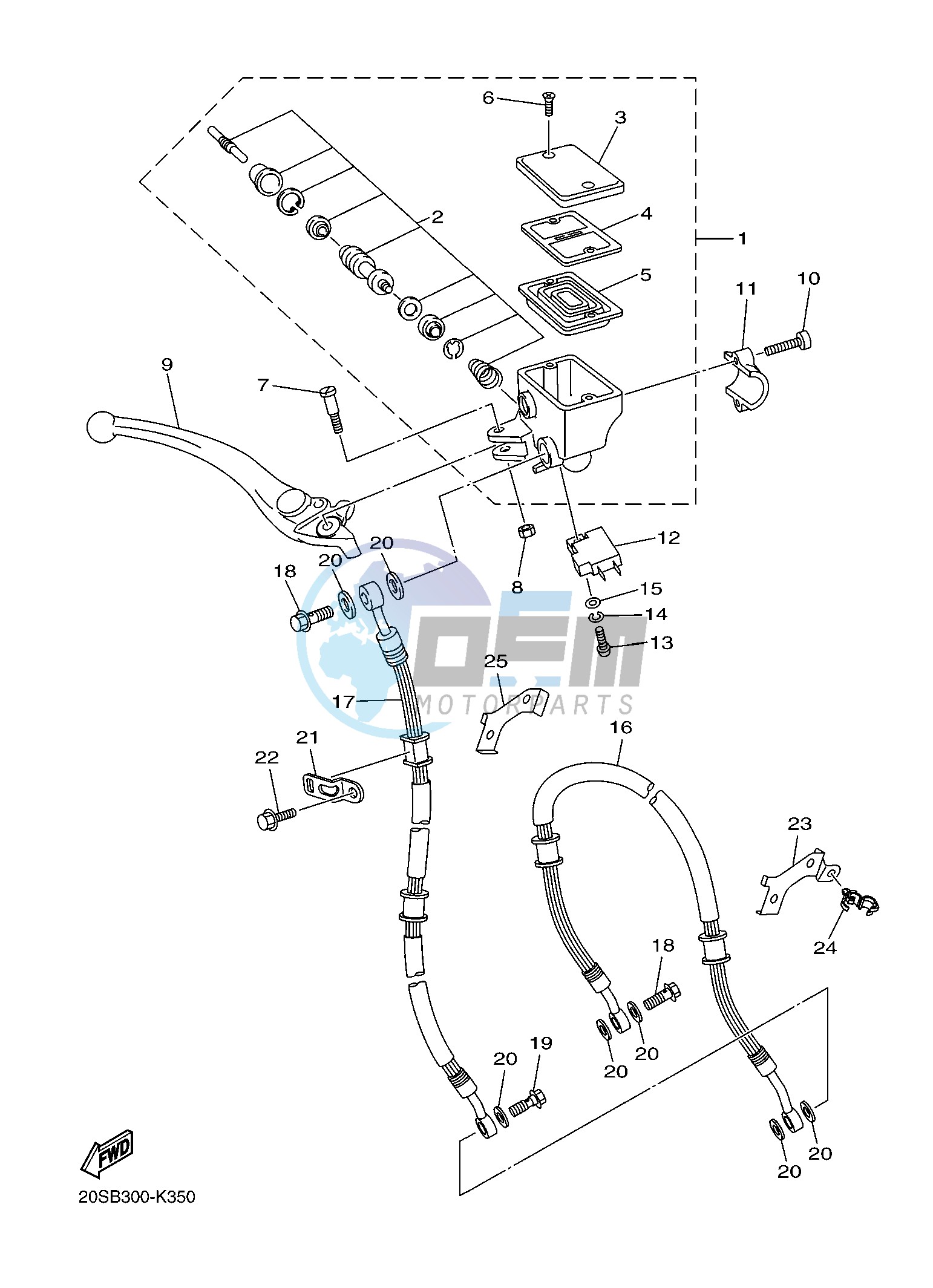 FRONT MASTER CYLINDER