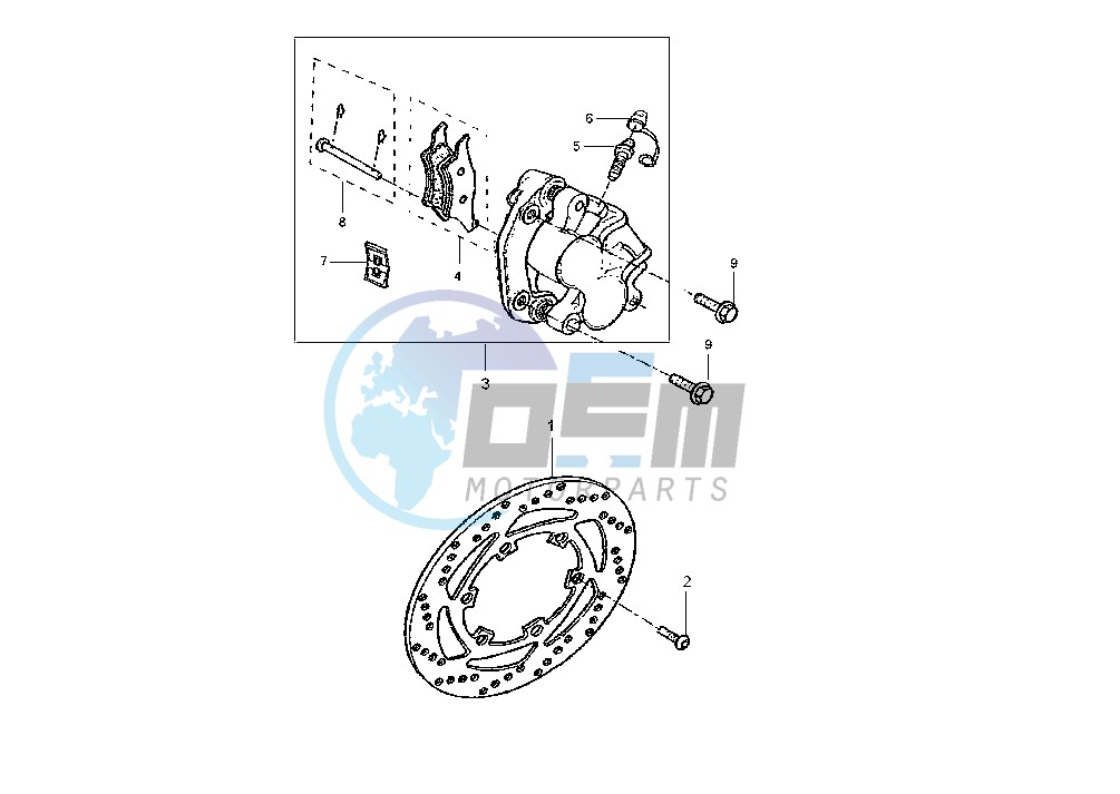 FRONT BRAKE CALIPER