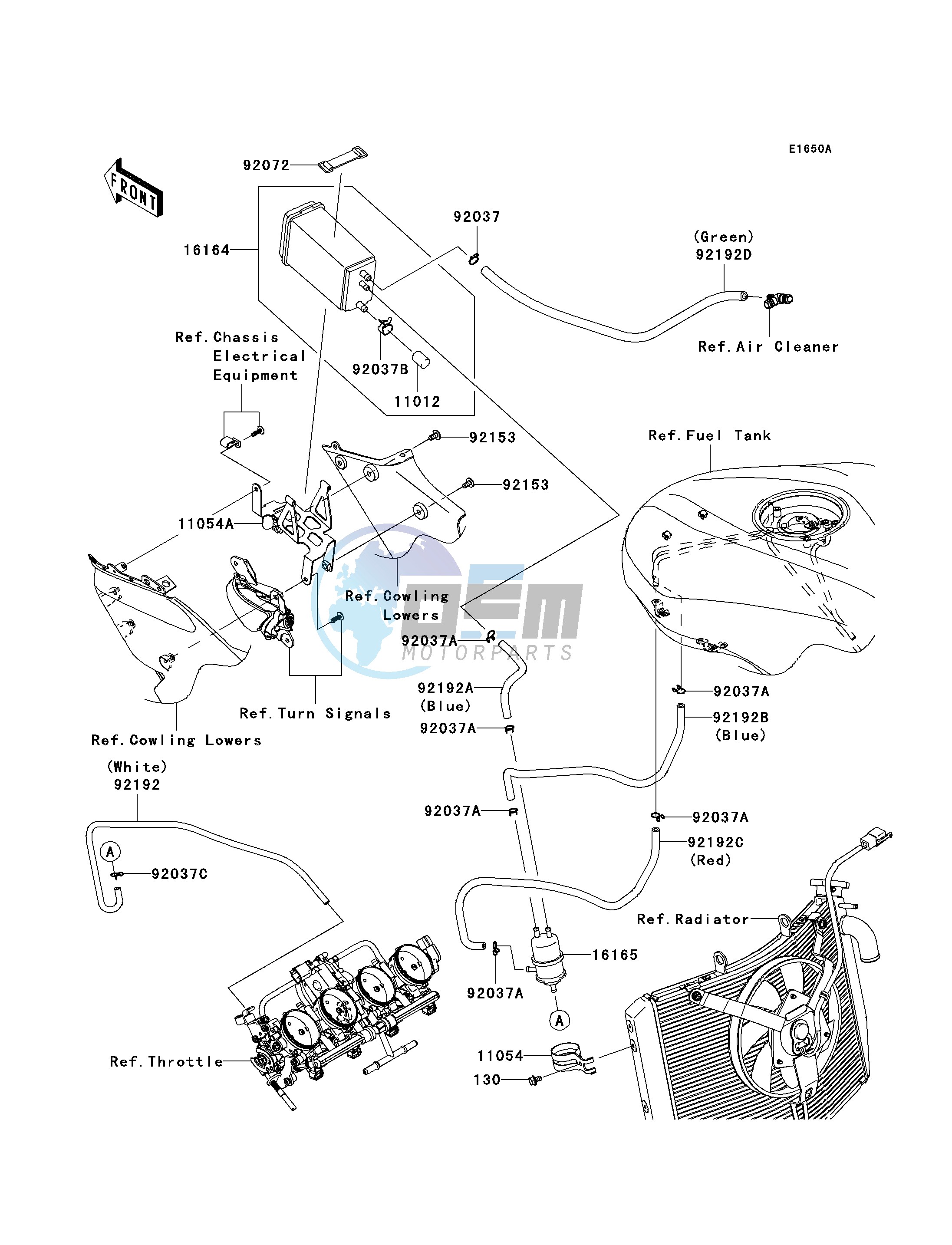 FUEL EVAPORATIVE SYSTEM-- P8F_P8FA- --- CA- -