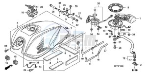 CB13009 Europe Direct - (ED / MME TWO) drawing FUEL TANK