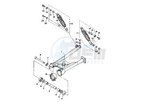 XV DX VIRAGO 535 drawing REAR ARM