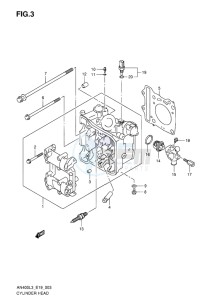 AN400 BURGMAN EU drawing CYLINDER HEAD