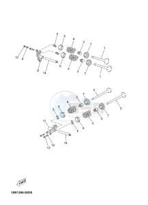 YP125R X-MAX125 X-MAX (2DM9 2DM9) drawing VALVE