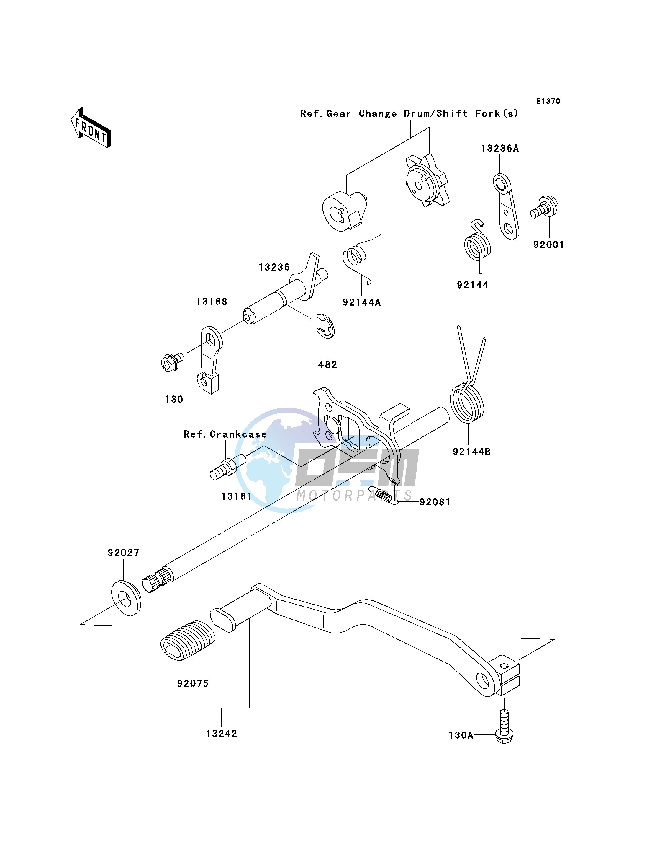 GEAR CHANGE MECHANISM