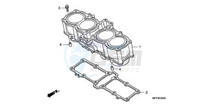 CB1300SA9 UK - (E / ABS BCT MKH MME TWO TY2) drawing CYLINDER