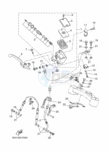 XSR700 MTM690D (BJX2) drawing FRONT MASTER CYLINDER