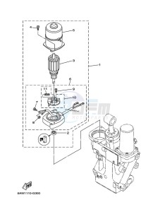 F350AETU drawing TILT-SYSTEM-2