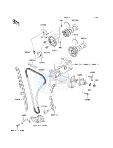 KX 450 D (KX450F) (F8F) D8F drawing CAMSHAFT-- S- -_TENSIONER