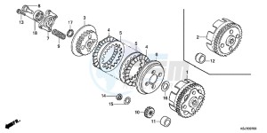 CRF100FC drawing CLUTCH