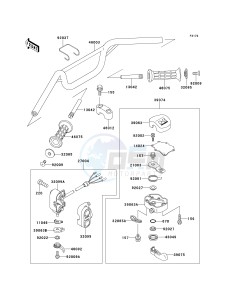 JF 650 A [X2] (A6-A9) [X2] drawing HANDLEBAR