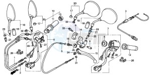 VT750C2 drawing SWITCH/CABLE