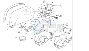 PRIMA 3-6V 50 drawing COVER, FUEL TANK