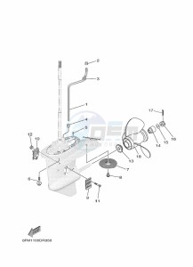 F25GWH drawing PROPELLER-HOUSING-AND-TRANSMISSION-2