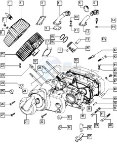 STREETMATE_24-45kmh_K3-K7 50 K3-K7 drawing Engine