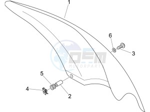 Beverly 250 e3 drawing Windshield