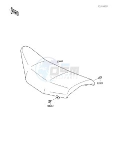 KX 125 E [KX125] (E1) [KX125] drawing SEAT