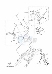 MT-03 MTN320-A (B6W3) drawing SEAT