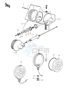 KZ 1000 C [POLICE 1000] (C1-C1A) [POLICE 1000] drawing TURN SIGNALS -- 78 C1_C1A- -