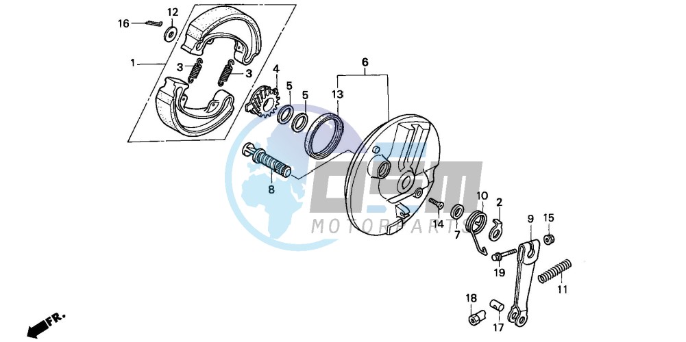 FRONT BRAKE PANEL