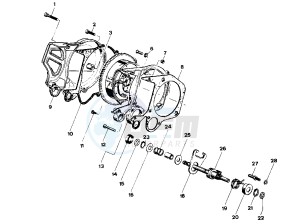 AF1 Futura 50 drawing Gear change mechanism