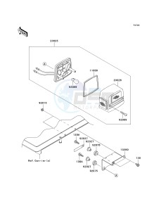 KAF400 A [MULE 610 4X4] (A1) A1 drawing TAILLIGHT-- S- -