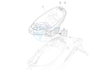 Liberty 100 4T (Vietnam) Vietnam drawing Helmet housing - Undersaddle