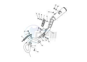 TW 125 drawing EXHAUST