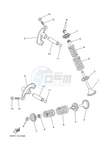 YFM450FWAD YFM450PE GRIZZLY 450 EPS (2LC2 2LC3 2LC4) drawing VALVE