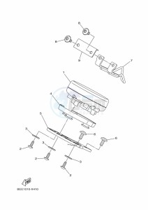 XSR700 MTM690-U (BLH1) drawing METER