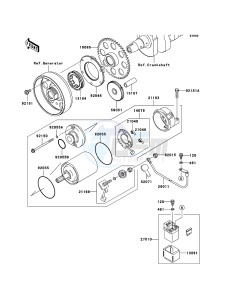 Z750S ZR750K6F FR GB XX (EU ME A(FRICA) drawing Starter Motor