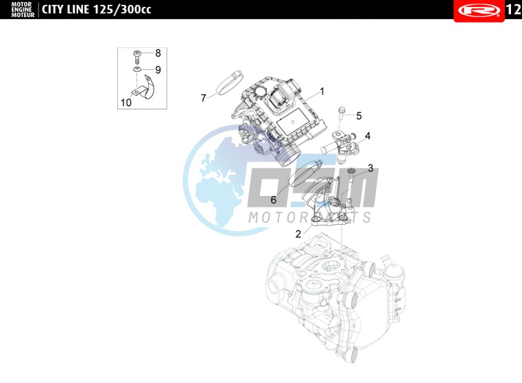 INJECTION SYSTEM  125 cc