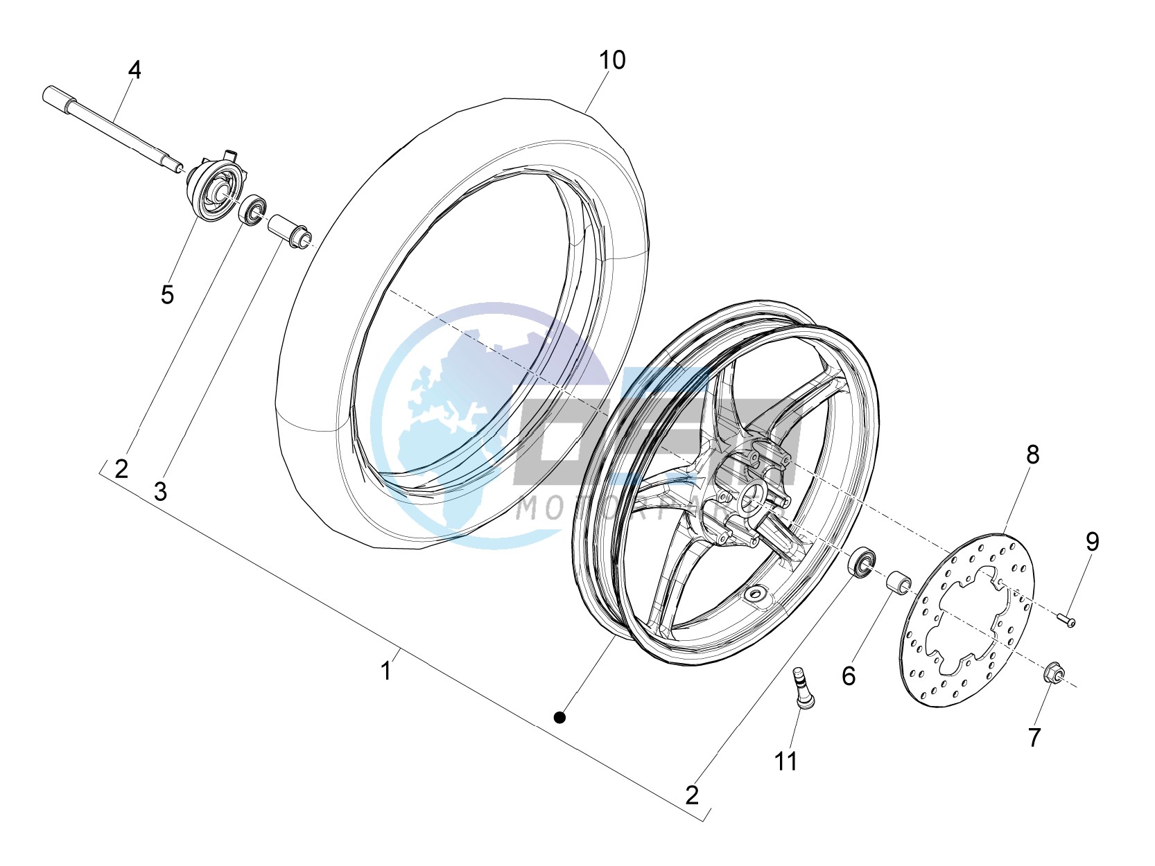 Front wheel