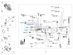 V7 III Special 750 e4 (EMEA) drawing Front electrical system