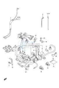 DF 9.9B drawing Harness Non-Remote Control