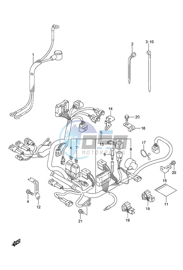 Harness Non-Remote Control