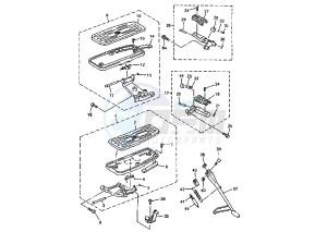 XVZ ROYAL STAR 1300 drawing STAND-FOOTREST MY99-00