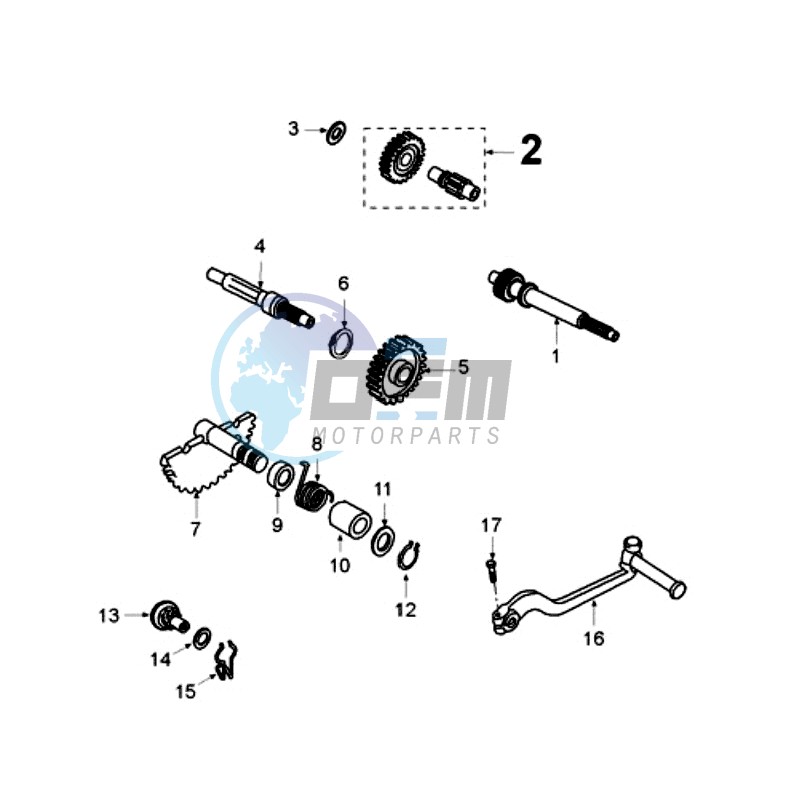 DRIVE SHAFTS / KICKSTARTER