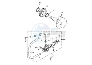 YM BREEZE 50 drawing OIL PUMP