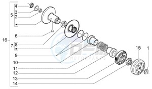 LX 50 4T drawing Driven pulley