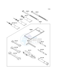 JET_SKI_STX-15F JT1500ACF EU drawing Owner's Tools