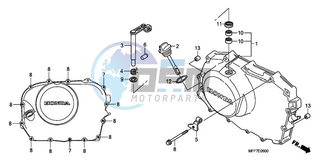 RIGHT CRANKCASE COVER