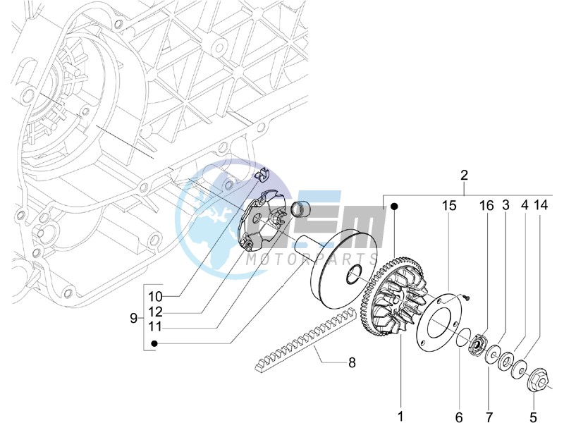 Driving pulley