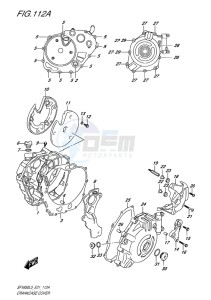 SFV 650 GLADIUS EU drawing CRANKCASE COVER