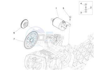 S 125 4T 3V E3 ie Taiwan drawing Starter - Electric starter