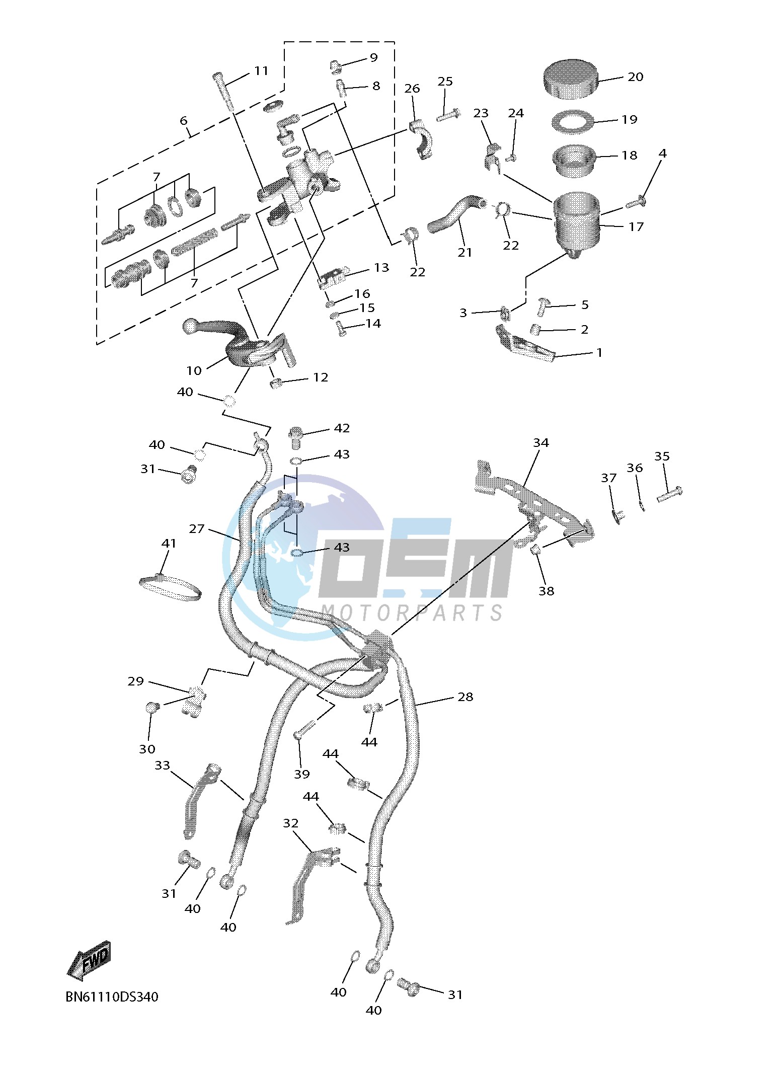 FRONT MASTER CYLINDER