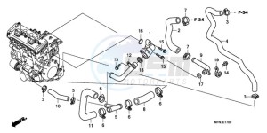 CB1000RA Europe Direct - (ED) drawing WATER PIPE